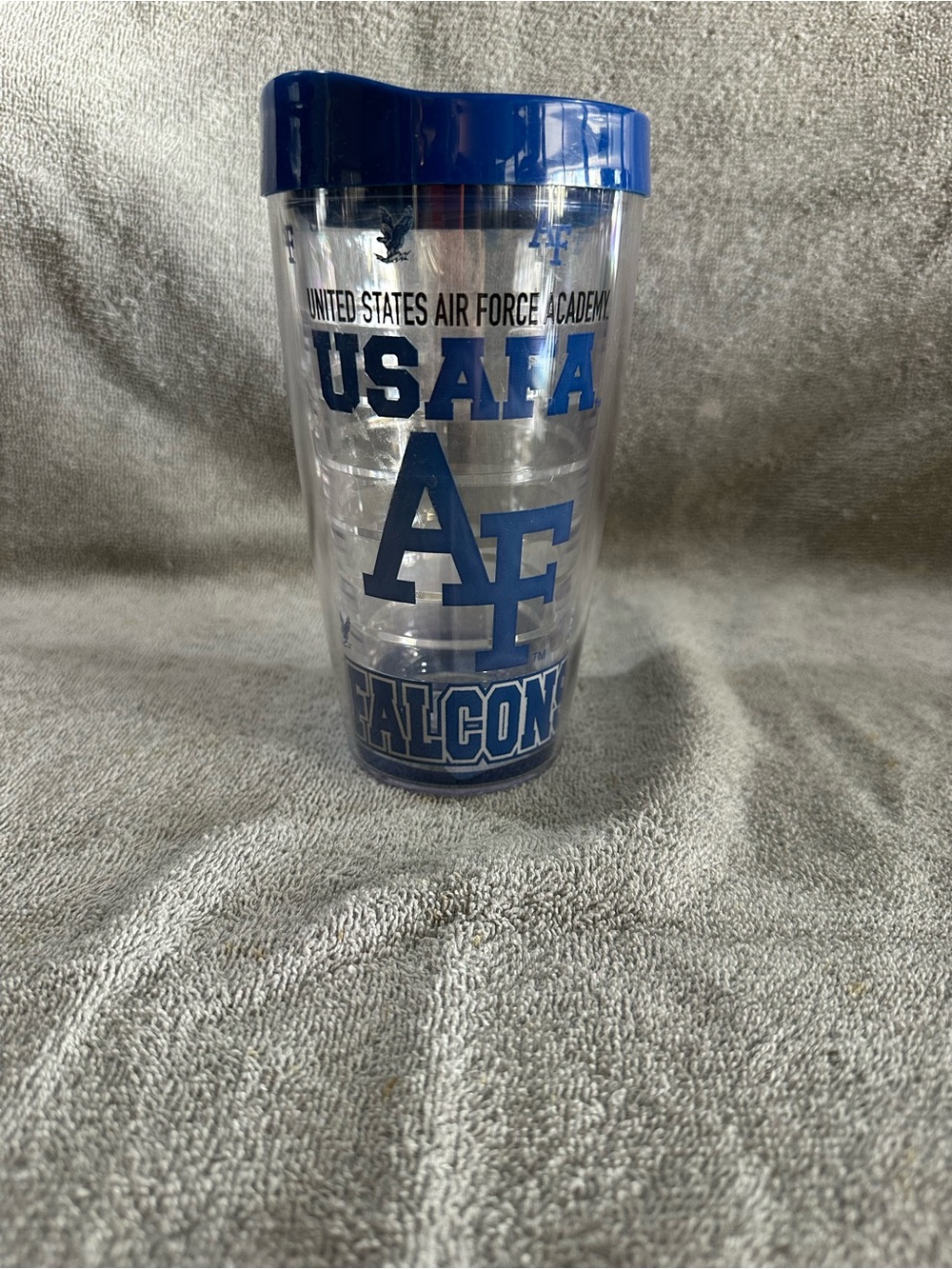US Air Force Academy AF Falcons Blue Logo Tumbler